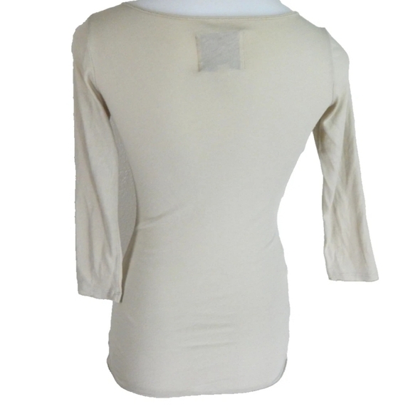 Abercrombie Vintage Y2K Beaded Longline Henley - Picture 3 of 4